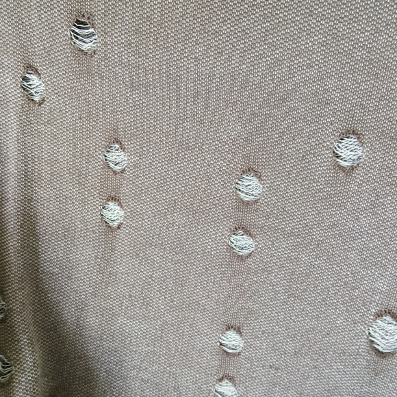 Sale New Distressed Knit Front Tie Tunic - Picture 5 of 6